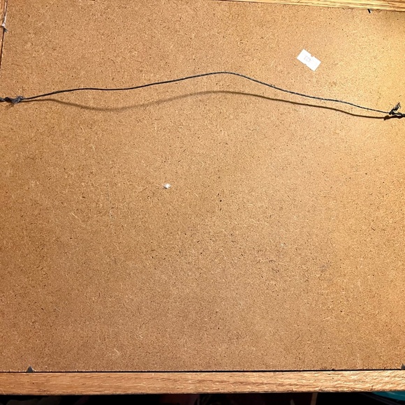 Crewel Embroidery Rustic Cabin Winter Scene Wall Art - Picture 7 of 7